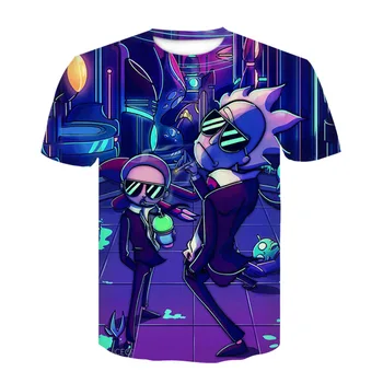 

2020 Summer Top Rick and Morty T Shirt Men Cartoon T-shirt Cute Ricky & Morty Graphic Harajuku Anime Tshirt Male