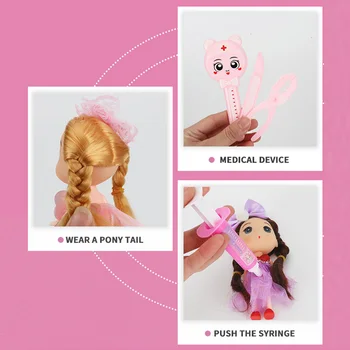 

Washable Cosmetic Makeup Toy Set Children Princess Doctor Pretend Play Toys