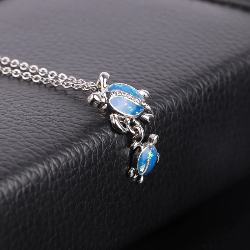 

Classic Cute Turtle Pendant Necklace Fashion Lady Alloy Plated Silver Filled Ocean Beach Necklace Jewelry For Women Best Gift