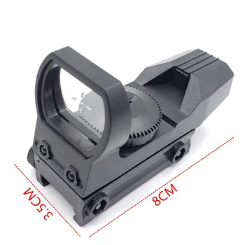 

20mm Rail Riflescope Hunting Optics Holographic Red Dot Sight 4 Reticle Tactical Scope Hunting Gun Accessories