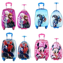 16''18-дюймовый мультяшный Детский чемодан, чемодан для путешествий с колесами, Детская багажная сумка на колесиках, сумка для переноски, чемодан для детской сумки