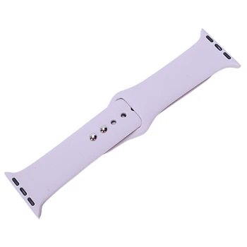 

Replacement Sports Silicone Strap Band For Apple Watch Series 4/3/2/1 38mm ——Purple