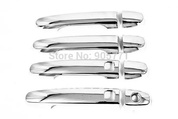 

High Quality Chrome Door Handle Cover With Keyless Access for Toyota Auris / Allion / Belta / Blade free shipping