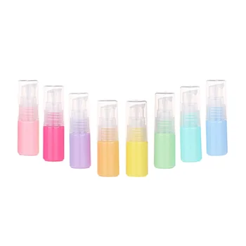 

8Pcs 10ml Colorful Emulsion Bottle Press Pump Bottle Cosmetics Sample Bottle Subpackaging Bottle (8 Colors)