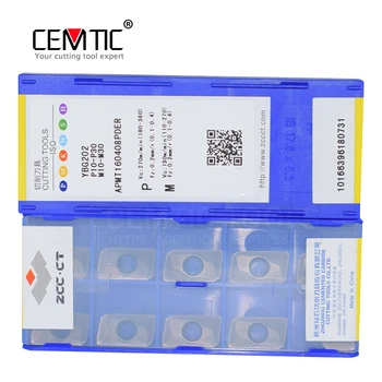 

10pcs ZCC.CT inserts APMT 160408 PDER carbide APMT160408 plate for cnc machine cutter apmt160408pder lathe tool APMT160408PDER