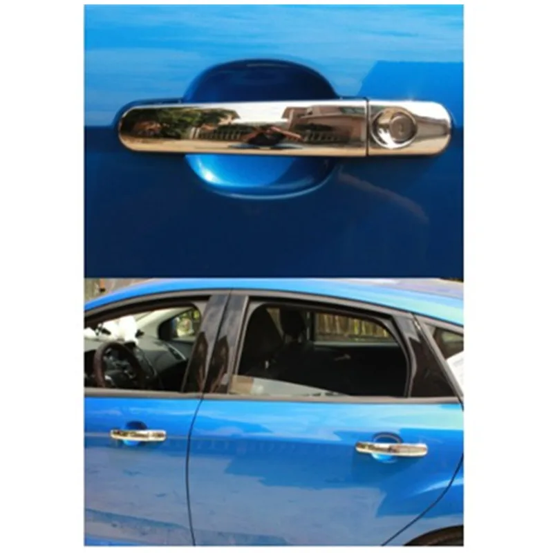 Для Ford focus 2 3 2005 2011 2012 2013 ABS хромированная отделка дверные ручки автомобильные