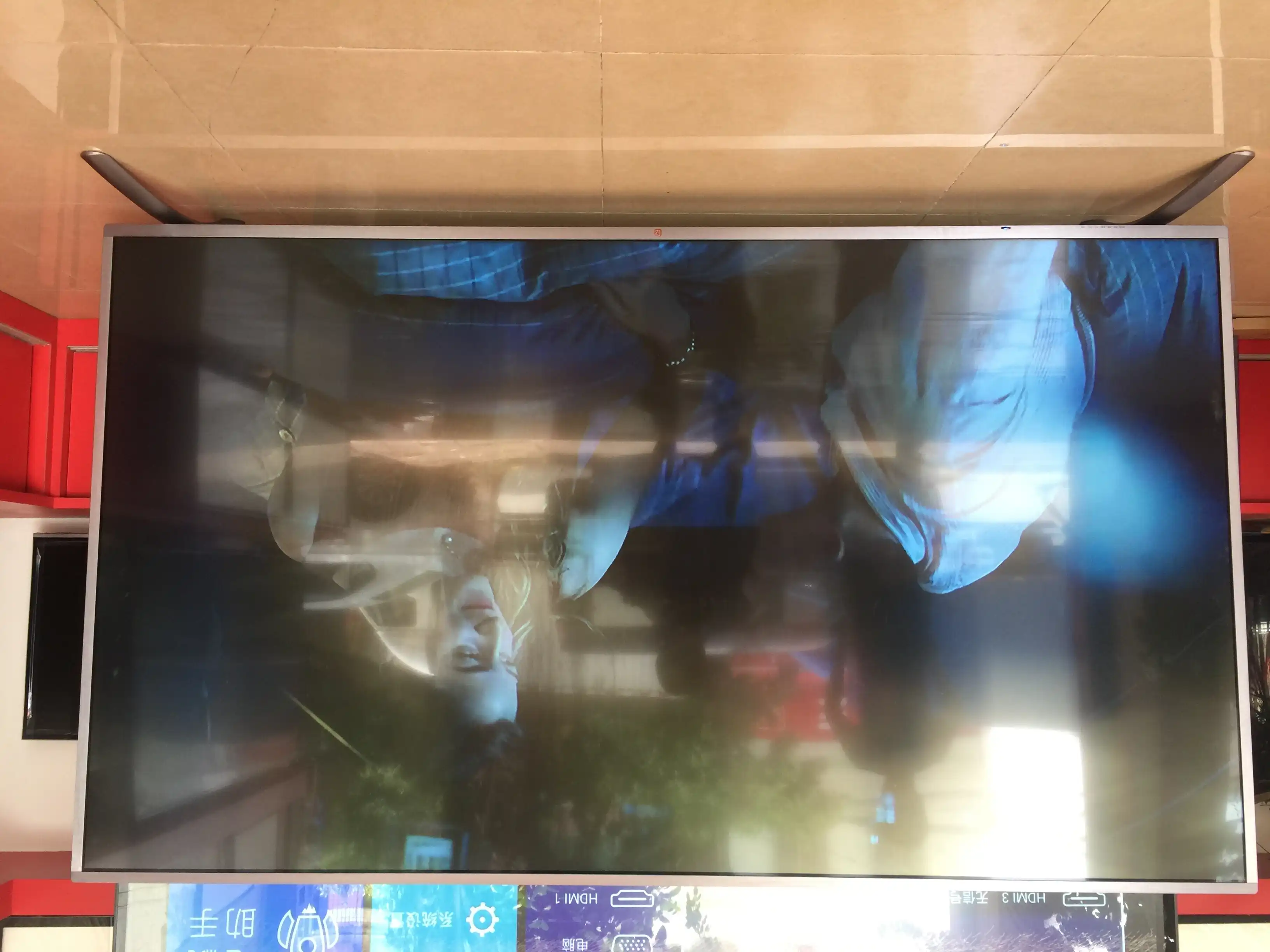 85 インチ 100 インチモニター Android 7 1 1 Wifi Ram1 5gb Rom 8 ギガバイト 4 18k テレビテレビ スマートtv Aliexpress