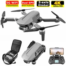 Dron profesional F4 4K con cámara Dual, 5G, GPS, WiFi, FPV, cardán de 2 ejes, juguete para niños, cuadricóptero RC sin escobillas VS SG906 Pro
