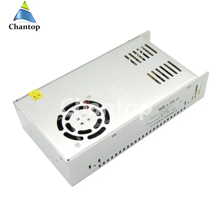 12V 30A 360 Вт Регулируемый импульсный источник питания светодиодного табло вход переменного тока в переменный ток 110V 220V DC/DC 12V SMPS S-360-12 для видео мониторы и светодиодные полосы светильник