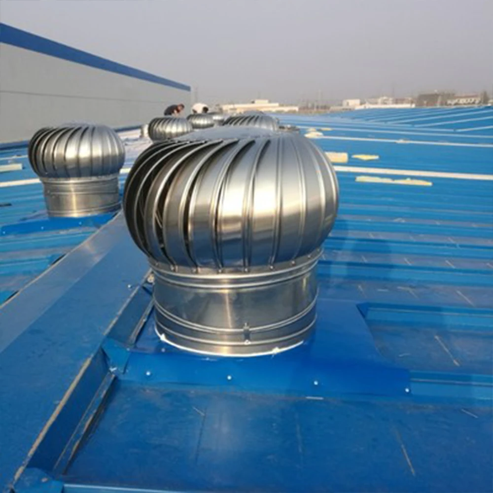 201/304 Stainless Steel Roof Ventilator Wind Turbines Air Vent 110mm 150mm 160mm 200mm Pipefit Attic Ventilating Fan