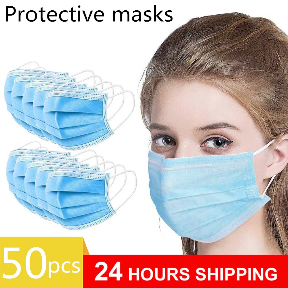 

Protective mask disposable 3-layer mask s ce authentic certified spray melt cloth mask function like ffp3