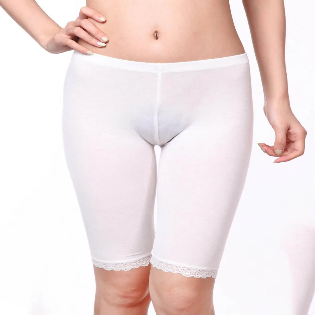 Safety Short Pants Women Mid Waist 