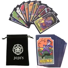 JoJo Bizarre Adventure karty do tarota 22 Grand Akana + 9 Royal bogów Cosplay Kujo Jotaro Anime szachy rekwizyty karty do tarota 31 sztuk zestaw tanie tanio CN (pochodzenie) paper Lasek i Laski Unisex Tarot Card JoJo s Bizarre Adventure