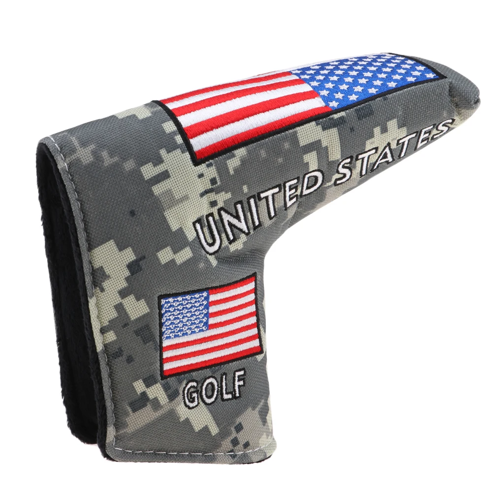 Набор для гольфа, чехол для короткой клюшки клуб протектор с флагом США Американский национальный флаг