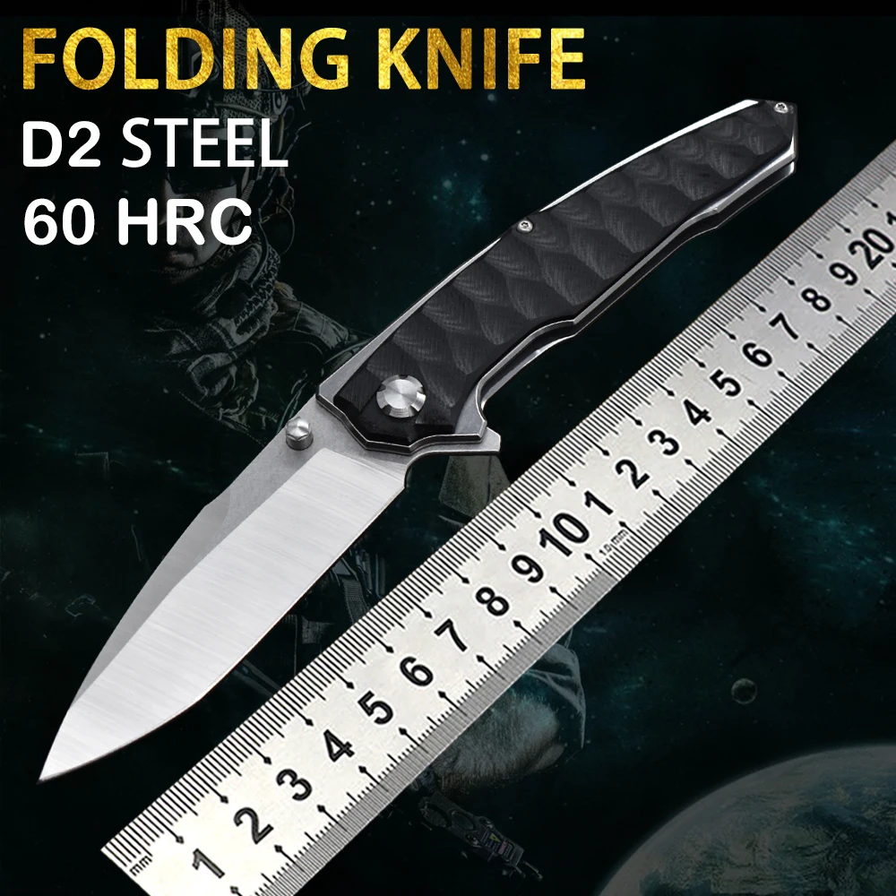 

Folding Knife Sharp High Hardness Outdoor Rescue Camping Hunting Tactics Self-Defense Survival Knife Mountaineering Hiking EDC