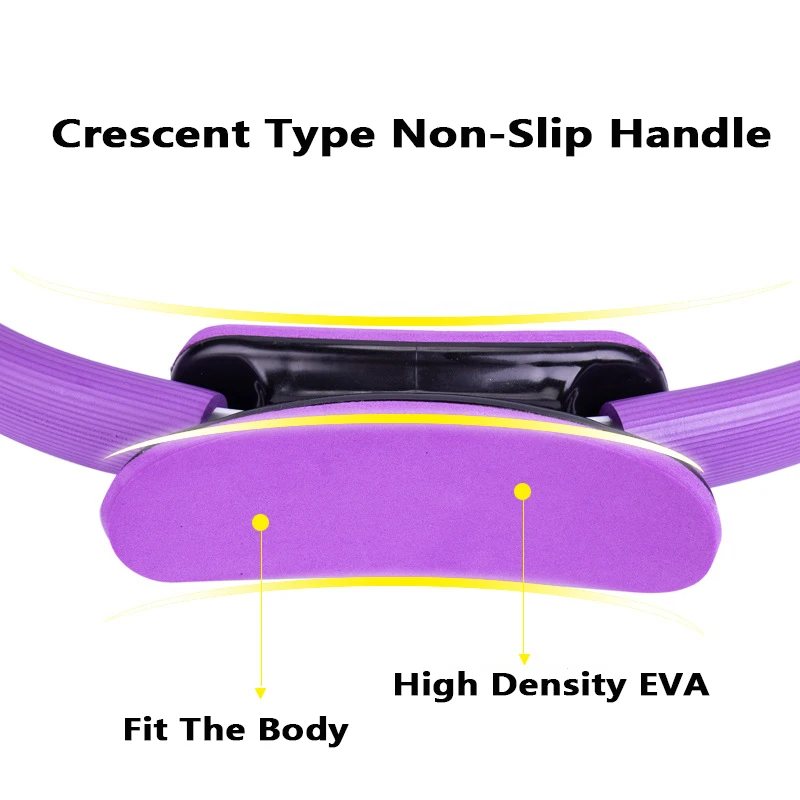 Yoga Circle 38Cm Yoga Fitness Circle Magic Ring Ladies Professional Training Muscle Pilates Circle Exercise Exercise Accessories Home Gym