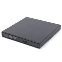 Slim USB 2.0 Portable External DVD ROM Optical Drive CD/DVD-ROM CD-RW Player Burner  Plug and Play For Macbook Laptop Desktop PC