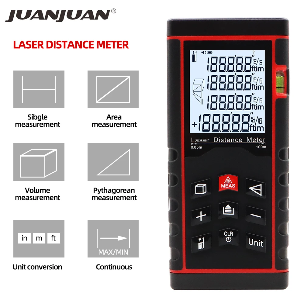 Laser Rangefinder Laser Distance Meter Measure 30M 40M 100M Trena Tape Range Finder Ruler Diastimeter Roulette Tool 40% off Laser Rangefinder Laser Distance Meter Measure 30M 40M 100M Trena Tape Range Finder Ruler Diastimeter Roulette Tool 40% off