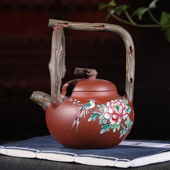 

Yixing purple sand ore qing cement dongpo girder pot capacity of 330 ml