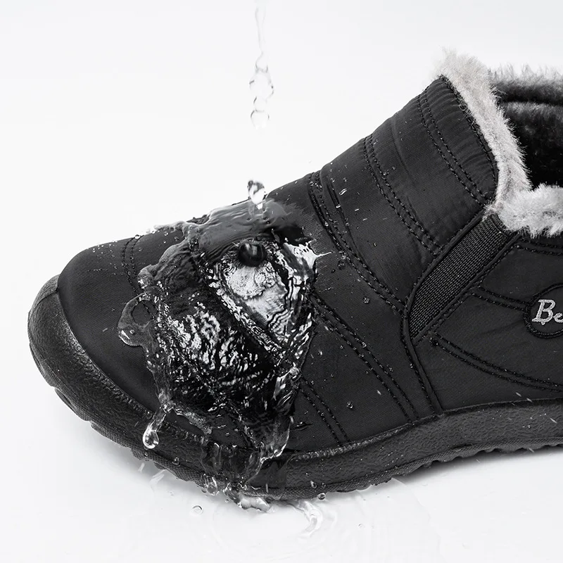 Descuento Botas de invierno para hombre, botines cálidos, sin cordones, de talla grande, ShoesC507 neQKMl6b997