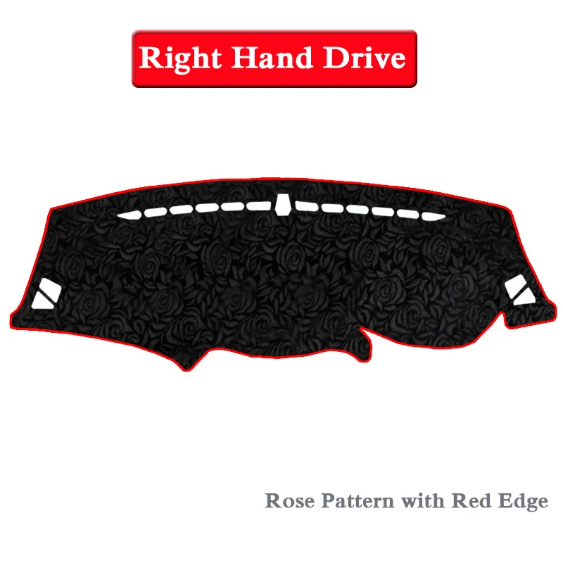 玫瑰纹 红边 右