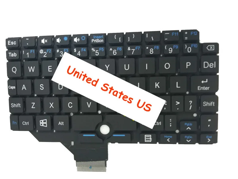 Клавиатура мини ноутбук UMPC для GPD Pocket 1 Английский без рамки|Клавиатуры| |