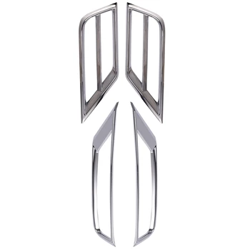 

Car-Styling Front Grill Fog Lights Lamps Frame Trim Stickers Cover Accessories for Tiguan 2 MK2 2016 Tiguan 2017 2018
