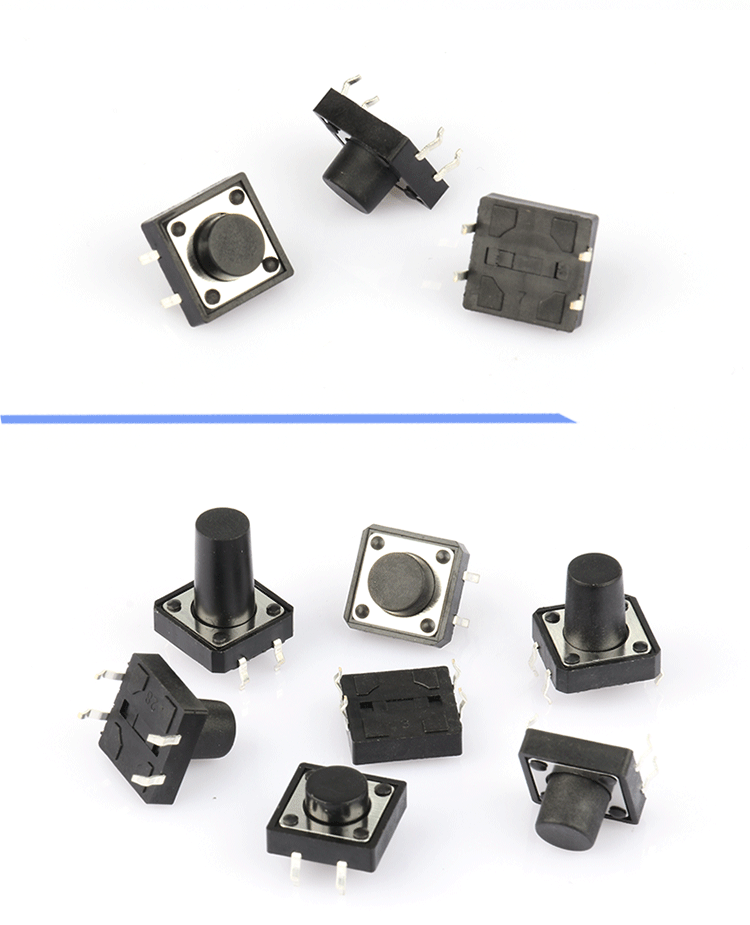 50pcs 12X12 Tact Switch DIP 4 Pin Key switch Micro switch 4P