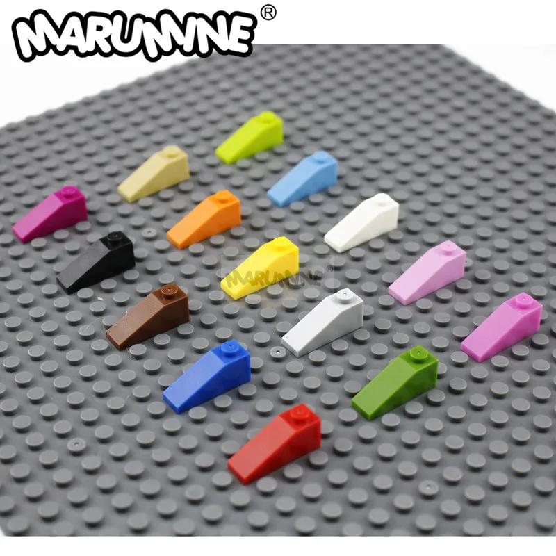 MARUMINE кирпичи игрушки Наклон 3x1 перевернутый Кирпич 150 шт./лот MOC Классическая Строительная игрушка