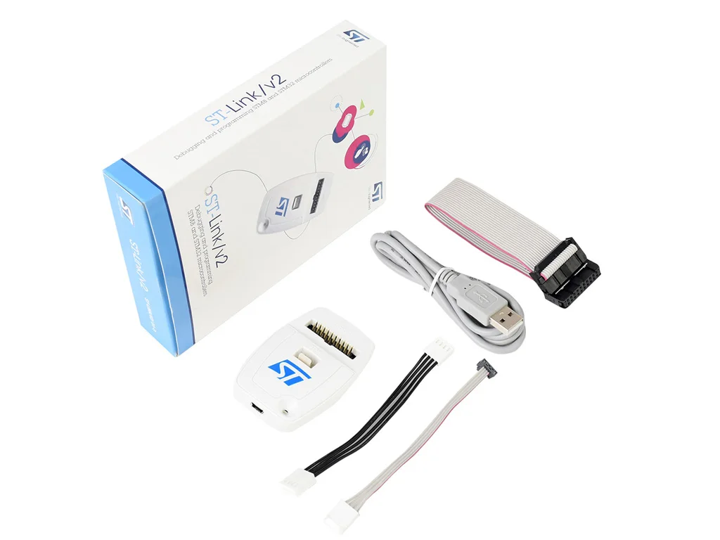 ST-LINK/V2 (EN) оригинальный ST-Link V2 STlink STM32 STM8 MCU USB JTAG отладчик/программист/эмулятор |