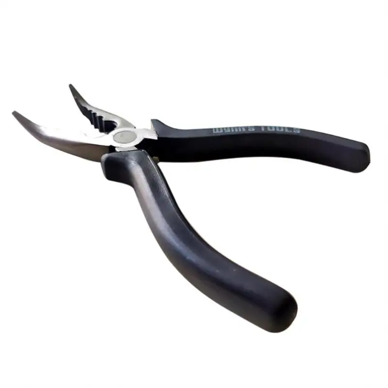 

6 inch Round Flat Long Nose Pliers Multi-functional Electrical Wire Cable Diagonal Needle Pliers High Carbon Steel Plier Clamp