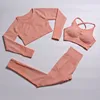 2/3 Piece/Set Women Gym Seamless Fitness Yoga Set Professional Sports Sport Outfit For Woman Workout Leggings Training Suits Set
