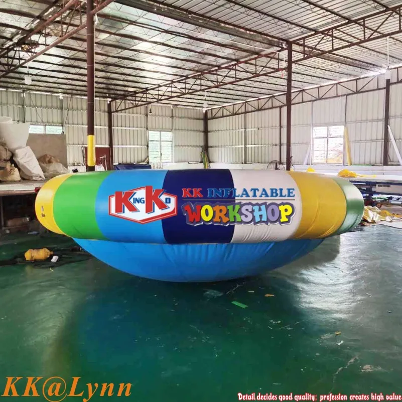 Entertainment Water Floating PVC Inflatable Pontoon Boat Slide - AliExpress
