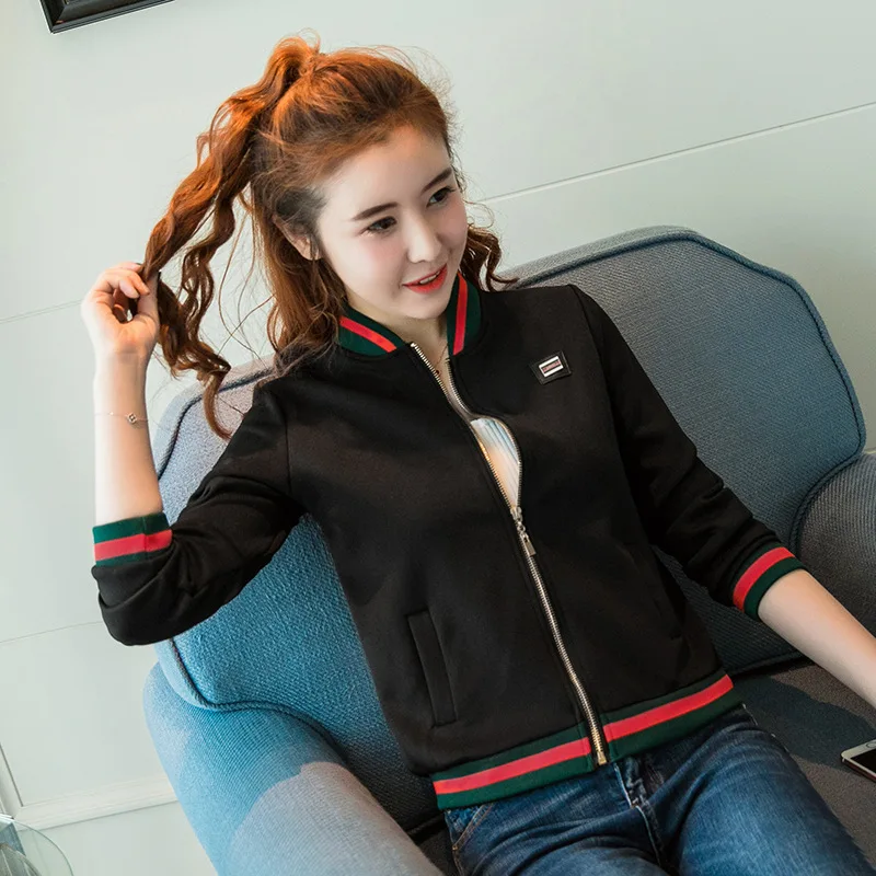 Promo  Photo Shoot Coat Women's Spring And Autumn 2017 New Style WOMEN'S Sweater bai da xiao Jacket Short 
