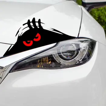 

Waterproof Fashion Sticker Funny Peeking Monster Car Sticker vinyl decal decorate sticker Car Styling Accessories