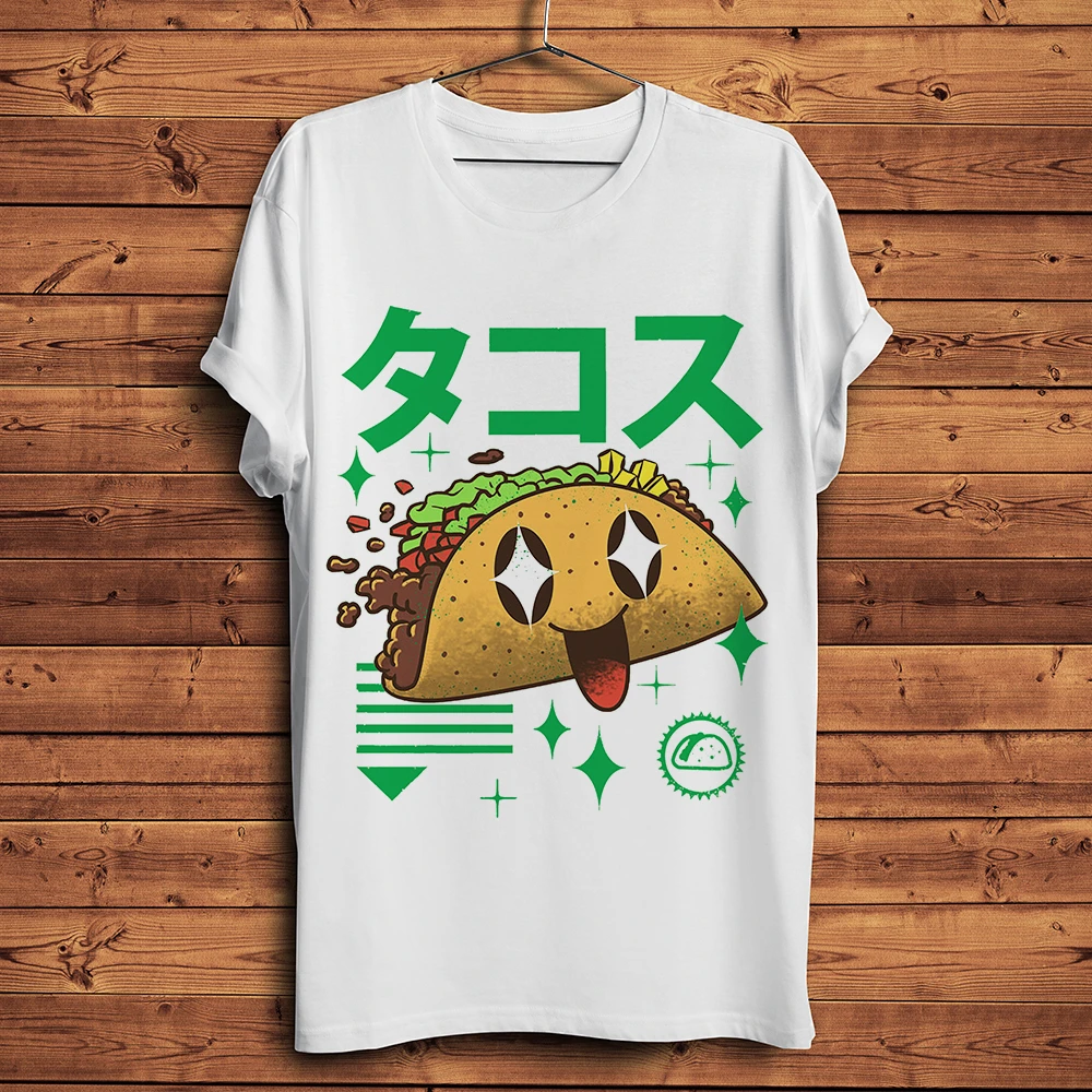 Camiseta exagerada de Japón kawaii para hombre, camisa divertida de anime  con taco de México, camiseta informal de manga corta, camiseta blanca, ropa  de calle unisex|Camisetas| - AliExpress