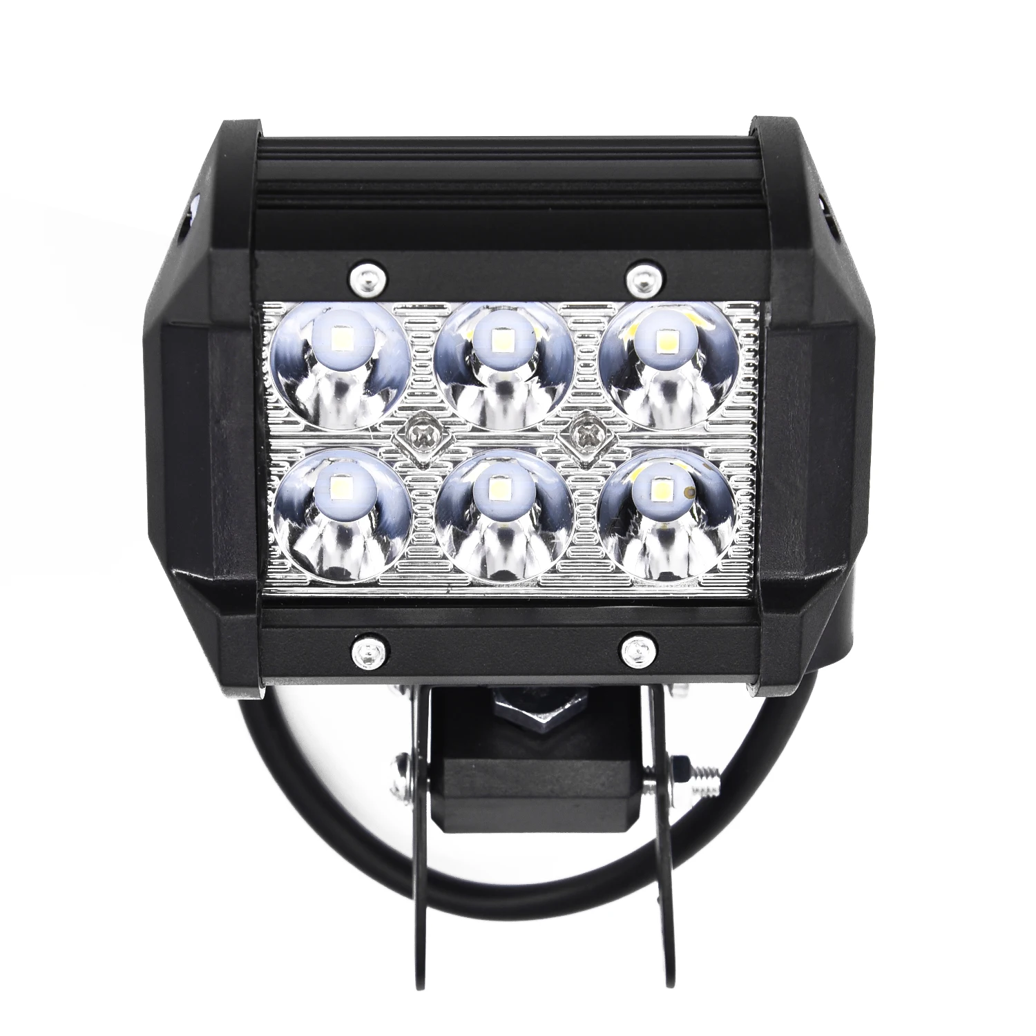 

4 18W Spot LED Work Light Bar Driving Fog Lamp For Off-road SUV Car Boat Truck