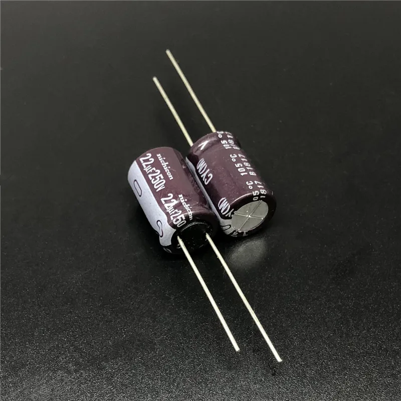 

5Pcs/50Pcs 22uF 250V NICHICON CY Series 10x16mm High Ripple Current Long Life 250V22uF Aluminum Electrolytic capacitor