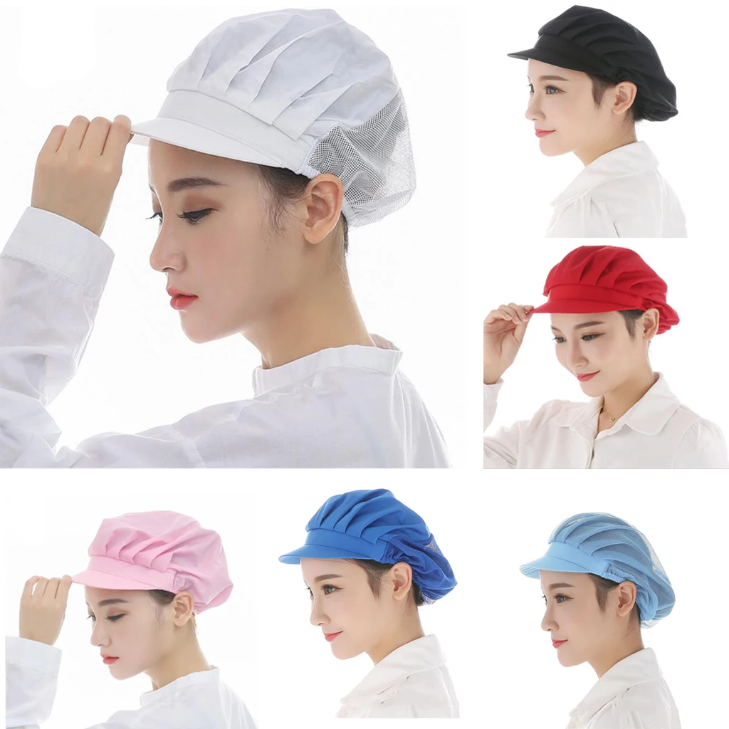 Chef Hat Baker Kitchen Cook Restaurants Catering Chef Cap Men Women Adjustable