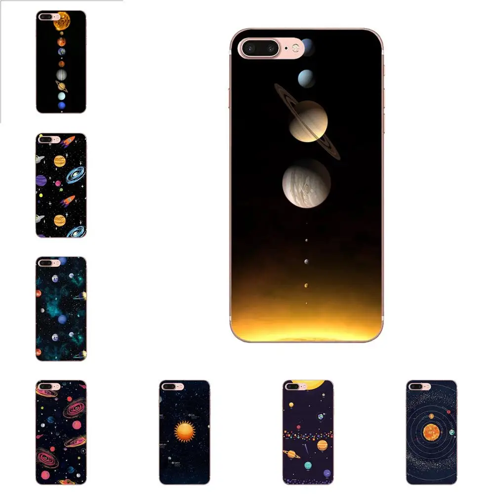 Glossy Space Planet Stars Solar System For Samsung Galaxy Note 5 8 9 S3 S4 S5 S6 S7 S8 S9 S10 5G mini Edge Plus Lite | Мобильные
