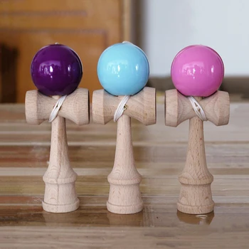 

12CM Kids Kendama Toys Wooden Kendama Skillful Juggling Ball Toys Stress Relief Educational Toy for Adult Children Outdoor Sport