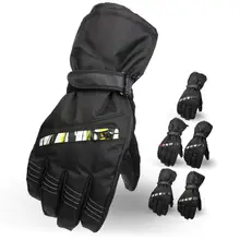 Новинка, мужские лыжные перчатки, флисовые перчатки для сноуборда, снегохода, езды на мотоцикле, зимние перчатки, ветрозащитные, водонепроницаемые, зимние перчатки