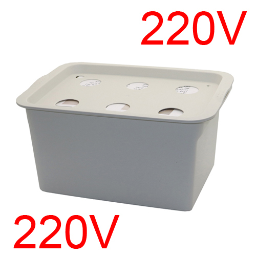 Plants Site Hydroponic Systems 6 Holes Nursery Pots Soilless Vegetables Cultivation Seedling Growing Box With Air Pump