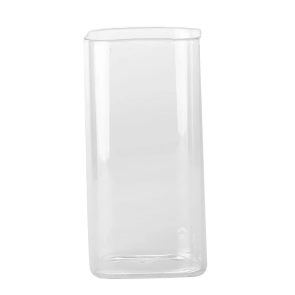 Square Glassware Clear Glass Drinking Cup Tea Water Mup Square Glassware Clear Glass Drinking Cup Tea Water Mup