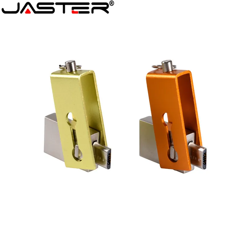 Металлический USB флеш накопитель JASTER OTG 2 0 64 ГБ 16 высокоскоростная карта памяти 32