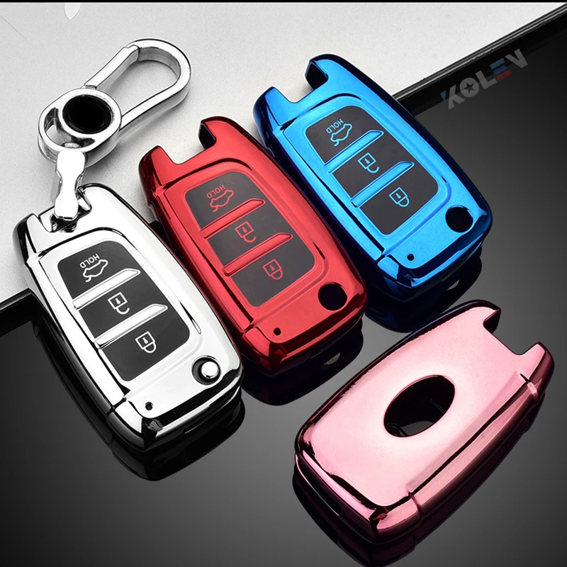 Cover chiave telecomando per Hyundai Elantra Solaris 2017 Santa Fe Verna Tucson i35 i40 - H049cd35849bf4a4785c6ccd61d861e85t