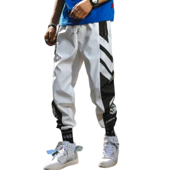 

2019Casual Summer Wear INS Sport Ankle Length Pants Joggers Track Japanese Fashion Ankle Banded Trousers Lightweight Hip Hop