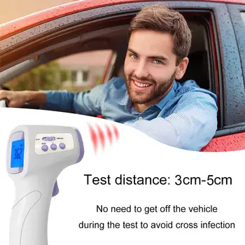 

Digital Thermometer 140x70x38mm Red Laser Infrared Thermometer Non-Contact IR Pyrometer LCD Temperature Meter Gun Point Digital