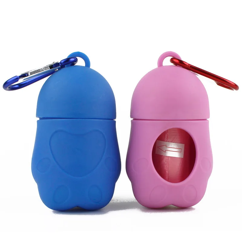 1 Uds estilo lindo perro Bolsa para popó de Pet residuos basura bolsas de transporte caja de arena Bolsa para popó s soporte de mascota perro gato suministros de productos