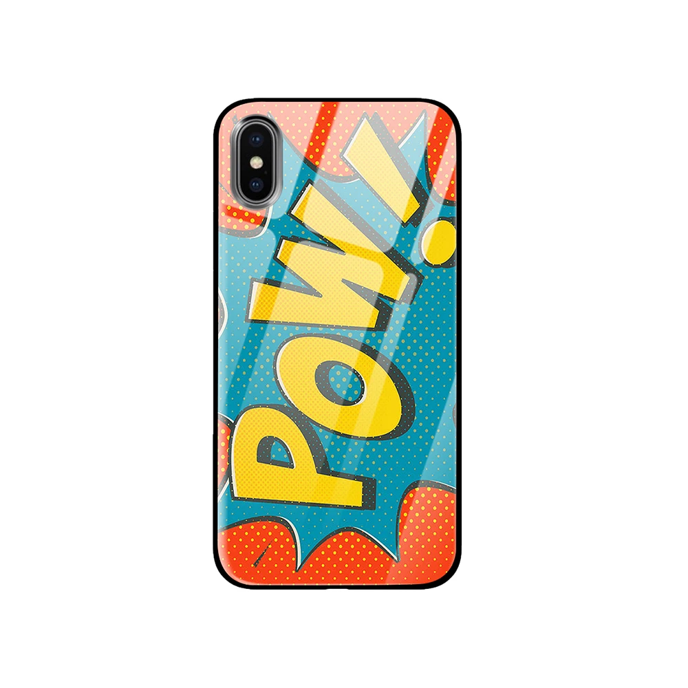 Радужный rerto pop для iPhone 5 5S 6 6s 7 8 Plus X XS XR 11 Pro макс. закаленное стекло чехлы